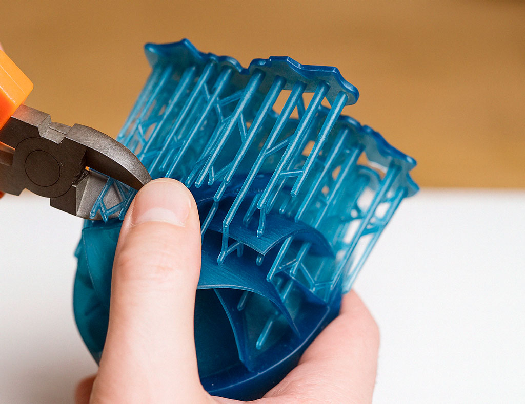 Поддержки для 3D-модели