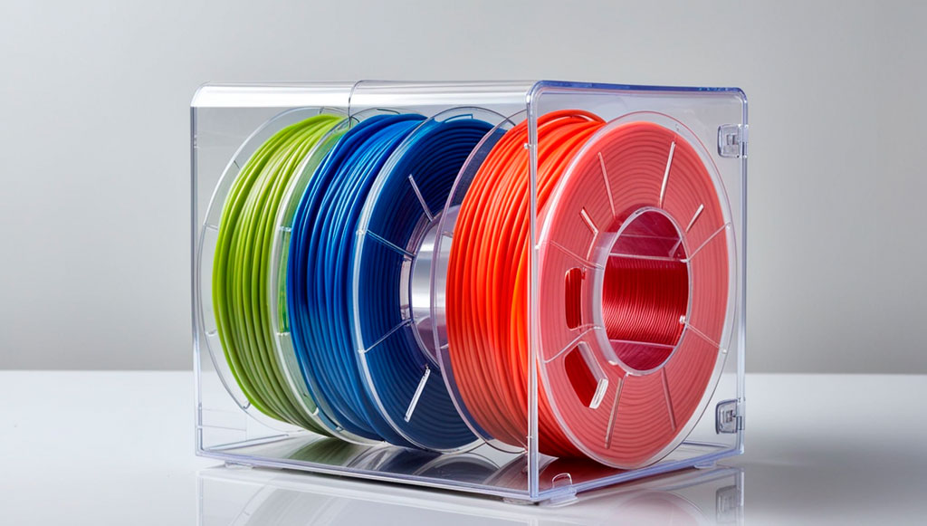 Пластик для 3D-печати в контейнере