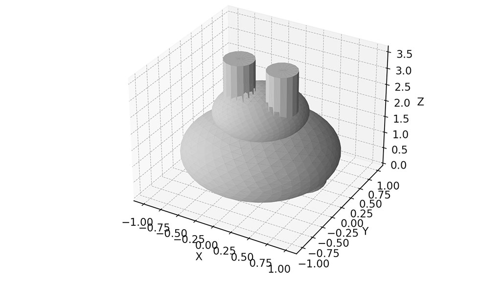 3D-модель в редакторе STL-файла