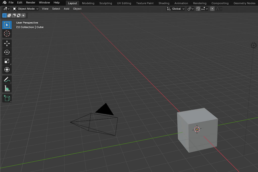 Интерфейс Blender