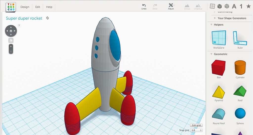3D-моделирование в TinkerCAD
