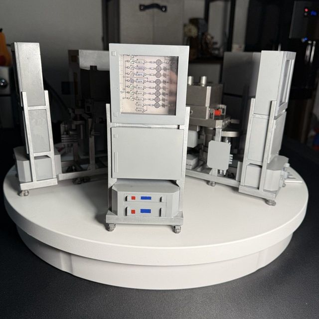 Макет установки вакуумной металлизации — 3D-Fabrica