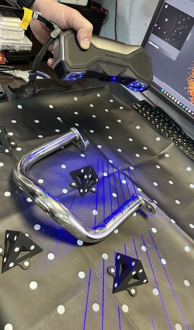 Лазерное сканирование детали — 3D-Fabrica