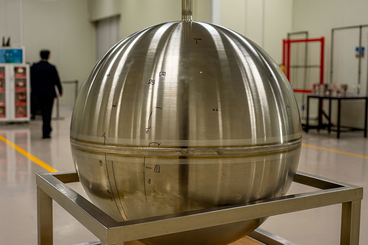 Бак из титана напечатанный на 3D-принтере